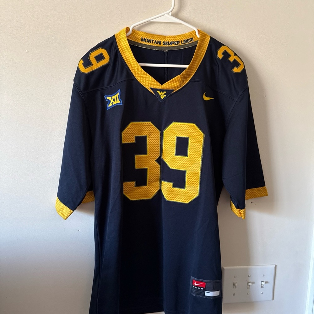 Navy and Yellow Football Jersey
